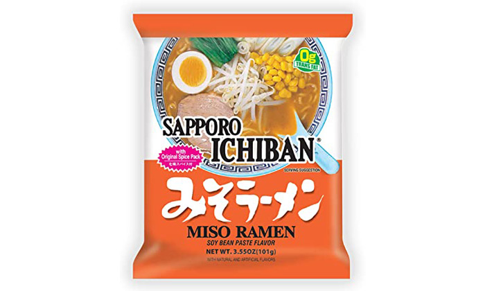 nouilles instantanees Sapporo Ichiban miso ramen