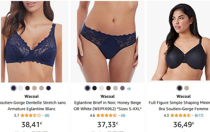 lingerie wacoal amazon