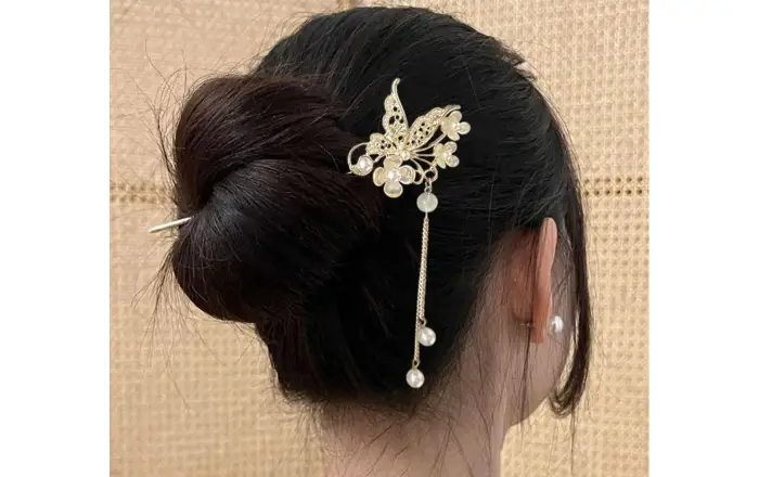 Kanzashi cheveux