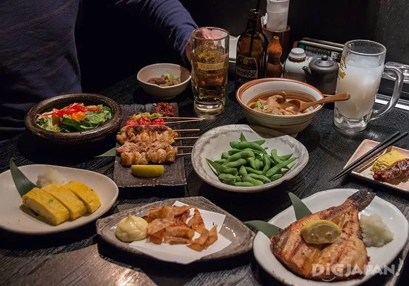 partage plats izakaya