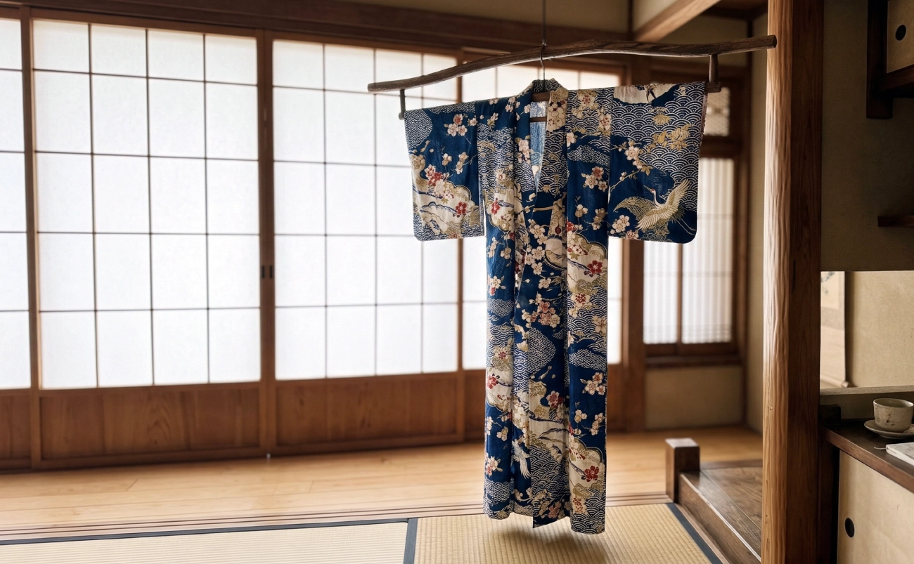 kimono traditionnel japonais